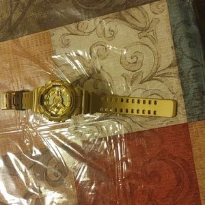 Gold G Shock Watch